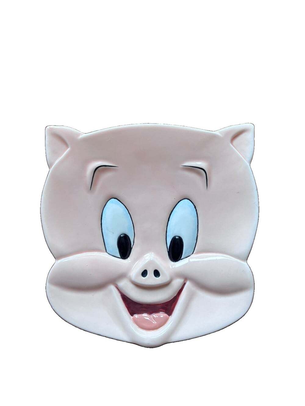 Looney Tunes Ceramic Hanging plate Porky Pig Vintage 1994. G2